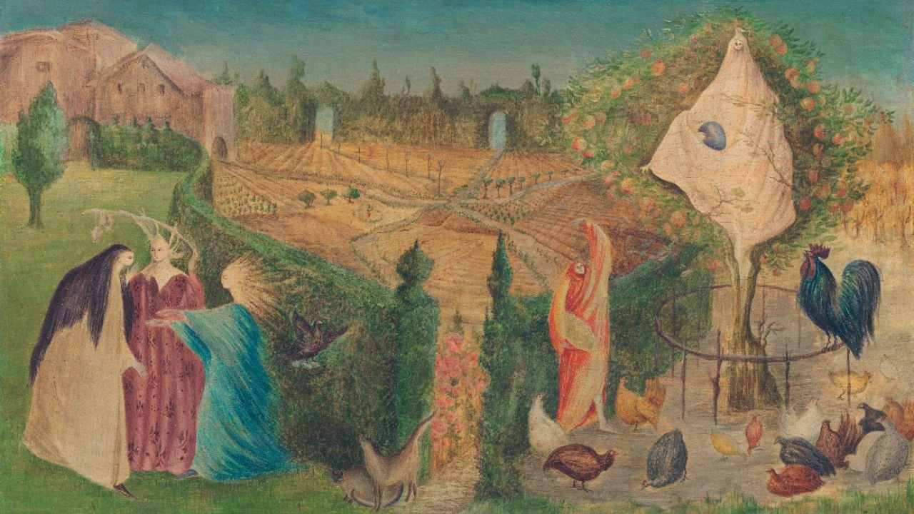 The Kitchen Garden on the Eyot (El huerto en la isla  fluvial), 1946